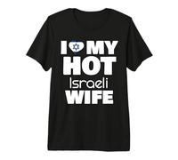 Amo a mi Esposa israelí Caliente Casada con una Chica israelí Caliente Camiseta Premium