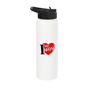 Amo a mi esposa Stainless Steel Insulated Water Bottle