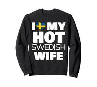 Amo a mi Esposa Sueca Caliente Casada con un Sueco Caliente Fumador Sudadera