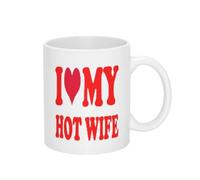 Amo A Mi Esposa Taza Divertido Tazas De Cerámica Único Tazas De Desayuno Para Cappuccino Hogar Oficina 330Ml