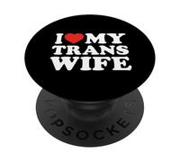 Amo a mi Esposa transgénero LGBTQ PopSockets PopGrip Adhesivo