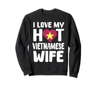Amo a mi Esposa vietnamita Caliente Eslogan corazón de Vietnam Sudadera