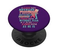 Amo a mi Esposo Arte de relación romántica incondicional PopSockets PopGrip Adhesivo