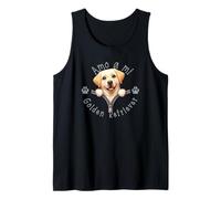 Amo a Mi Golden Retriever Camiseta sin Mangas