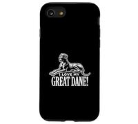 ¡AMO A MI GRAN DANE! - Gigante suave - Apolo de perros Carcasa para iPhone SE (2020) / 7 / 8