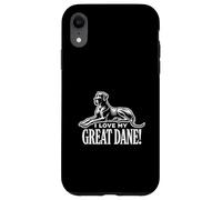 ¡AMO A MI GRAN DANE! - Gigante suave - Apolo de perros Carcasa para iPhone XR