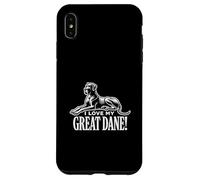 ¡AMO A MI GRAN DANE! - Gigante suave - Apolo de perros Carcasa para iPhone XS Max