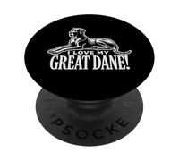 ¡AMO A MI GRAN DANE! - Gigante suave - Apolo de perros PopSockets PopGrip Adhesivo