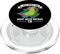 Amo a mi guacamayo soldado PopSockets PopGrip para MagSafe