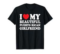 Amo a mi hermosa novia puertorriqueña Novio divertido Camiseta