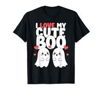 Amo a mi Lindo Boo tee Halloween Fantasma Parejas Amante Camiseta