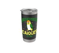 Amo a mi loro de vientre blanco Vaso térmico de acero inoxidable de doble pared