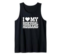 Amo a mi Marido Bisexual - Orgullo Bisexual Camiseta sin Mangas