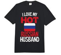 Amo a mi Marido Ruso Caliente Relación Divertida con Rusia Comfort Colors Adult Heavyweight T-Shirt