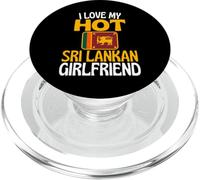 Amo a mi Novia Caliente de Sri Lanka Divertida Sri Lanka PopSockets PopGrip para MagSafe