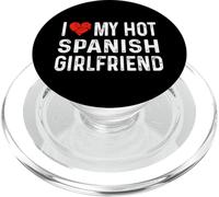 Amo a mi Novia española Caliente - corazón Angustiado - España PopSockets PopGrip para MagSafe