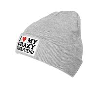 Amo A Mi Novia Loca Hombre Mujer Gorro De Punto Elástico Skull Cap Deportivo Gorro Invierno para Pasear Al Perro Ciclismo Al Aire Libre