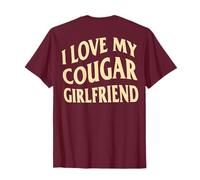 Amo a mi Novia Puma (Arte en la Espalda) Camiseta