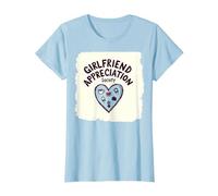 Amo a mi Novia - Sociedad de Apreciación Camiseta, Mujer, Azul Bebé, S