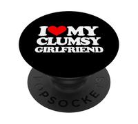 Amo a mi novia torpe -Un diciendo novia sarcástica PopSockets PopGrip Adhesivo