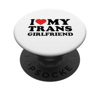 Amo a mi Novia transgénero LGBTQ PopSockets PopGrip Adhesivo