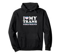 Amo a mi Novia transgénero LGBTQ Sudadera con Capucha