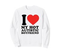 Amo a mi Novio Autista Caliente Conciencia sobre el Autismo Sudadera