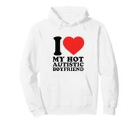Amo a mi Novio Autista Caliente Conciencia sobre el Autismo Sudadera con Capucha