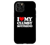 Amo a mi novio torpe -Un diciendo novio sarcástico Carcasa para iPhone 11 Pro