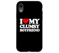 Amo a mi novio torpe -Un diciendo novio sarcástico Carcasa para iPhone XR