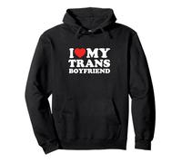Amo a mi Novio transgénero LGBTQ Sudadera con Capucha