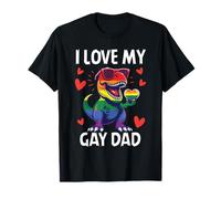 Amo a mi Padre Gay Pride Rainbow Queer Ally CSD Party LGBTQ Camiseta