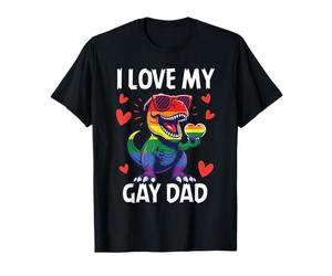 Amo a mi Padre Gay Pride Rainbow Queer Ally CSD Party LGBTQ Camiseta