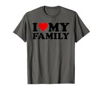 Amo a mi pareja de familia Mira, amo a mi familia Camiseta