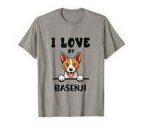 Amo a mi perro Basenji - mejor amigo del hombre Camiseta