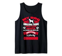 Amo a mi Perro Coonhound Amante Divertido de los Cachorros Camiseta sin Mangas