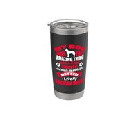 Amo a mi perro Siberian Husky Funny Puppy Dogs Lovers Vaso térmico de acero inoxidable de doble pared