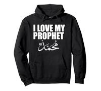 Amo a Mi Profeta Muhammad Islámico Sudadera con Capucha