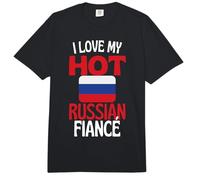Amo a mi prometido Ruso Caliente relación Rusa Divertida Comfort Colors Adult Heavyweight T-Shirt