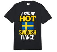 Amo a mi prometido Sueco Caliente relación Divertida en Suecia Comfort Colors Adult Heavyweight T-Shirt