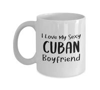 Amo A Mi Sexy Novio Cubano Taza De Café Con Asa Tazas De Desayuno Único Mug Para Hogar Bebidas Frías Y Calientes Oficina 330Ml
