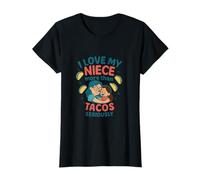 Amo a mi Sobrina más Que a Tacos Cool Aunt Design Camiseta