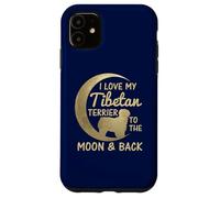 Amo a mi Terrier Tibetano hasta la Luna y de Vuelta Carcasa para iPhone 11