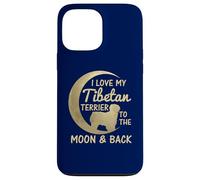 Amo a mi Terrier Tibetano hasta la Luna y de Vuelta Carcasa para iPhone 13 Pro MAX