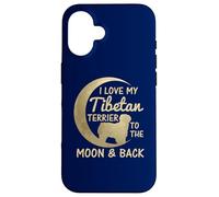 Amo a mi Terrier Tibetano hasta la Luna y de Vuelta Carcasa para iPhone 16