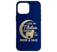 Amo a mi Terrier Tibetano hasta la Luna y de Vuelta Carcasa para iPhone 16 Pro MAX