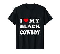 Amo a mi vaquero negro Adoro a mi vaquero negro Camiseta