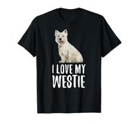 Amo a mi Westie, West Highland Terrier, Camiseta