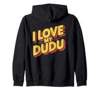 Amo a mis Amigos DuDu Reunión Familiar Padres Amante Sudadera con Capucha