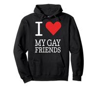 Amo a mis Amigos Gay, Divertidas Cosas geniales sobre el Orgullo Gay Sudadera con Capucha